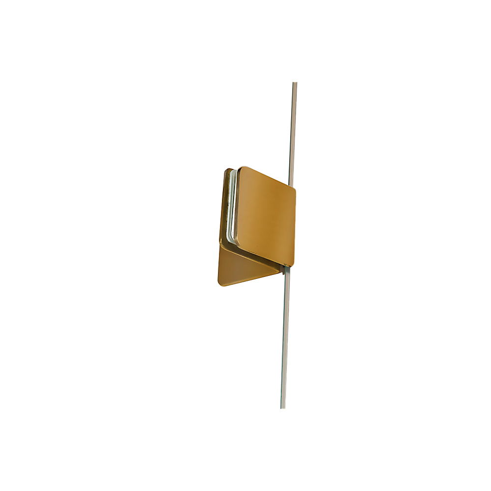 900 x 1000mm Frameless 10mm Glass Shower Screen By Della Francesca