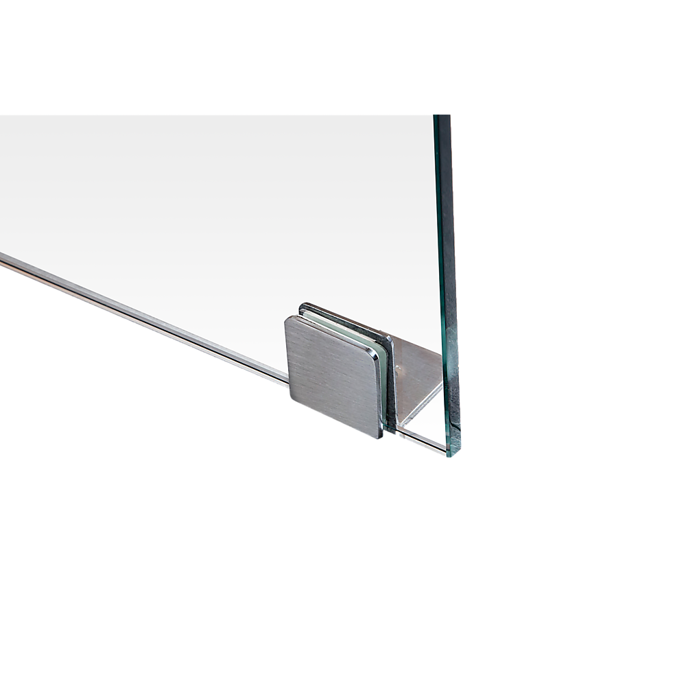 900 x 700mm Frameless 10mm Glass Shower Screen By Della Francesca