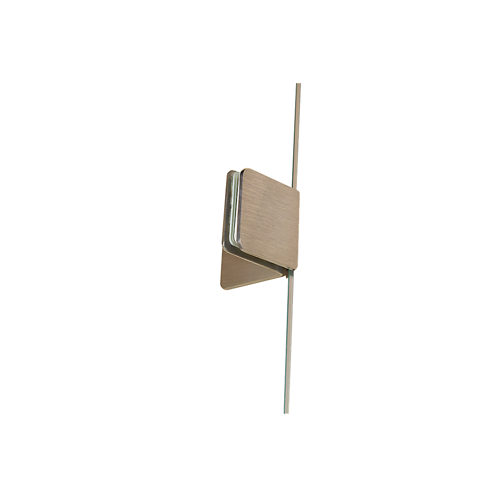 900 x 700mm Frameless 10mm Glass Shower Screen By Della Francesca