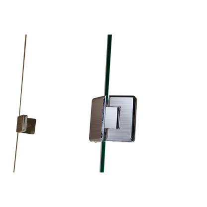 1000 x 700mm Frameless 10mm Glass Shower Screen By Della Francesca