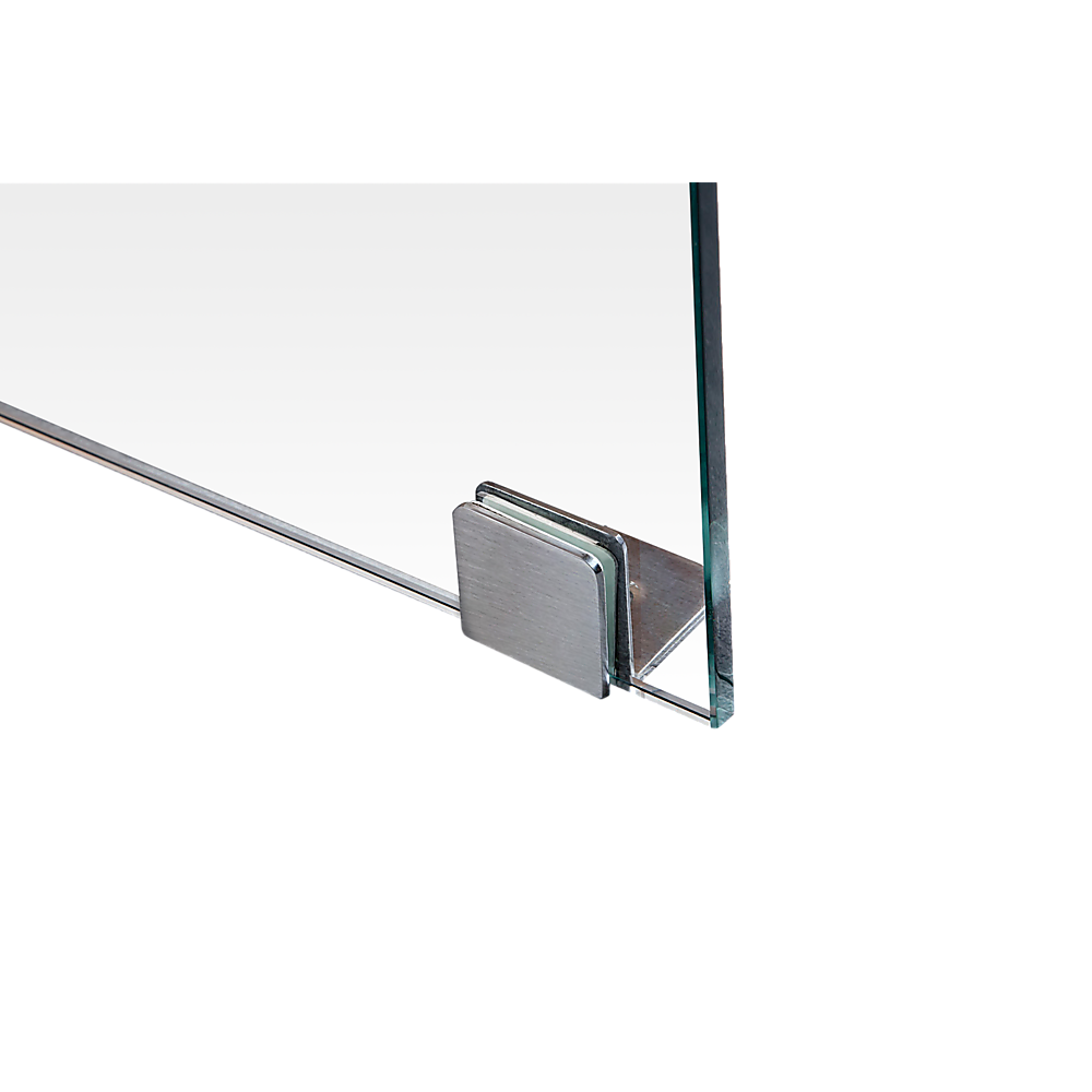 1200 x 700mm Frameless 10mm Glass Shower Screen By Della Francesca