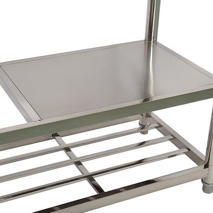 Freestanding Stainless Steel Kitchen Sink 120x50x79cm – Commercial Utility Wash Basin