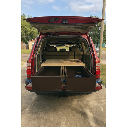 2 x 125kg Heavy Duty Locking Drawer Slides – Industrial Drawer Runners Pair