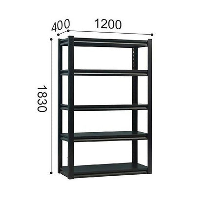 120x40x183cm Metal Garage Shelving Rack – Heavy-Duty Steel Storage