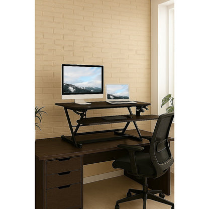 Ergonomic Standing Desk Converter – Height Adjustable Sit Stand Workstation
