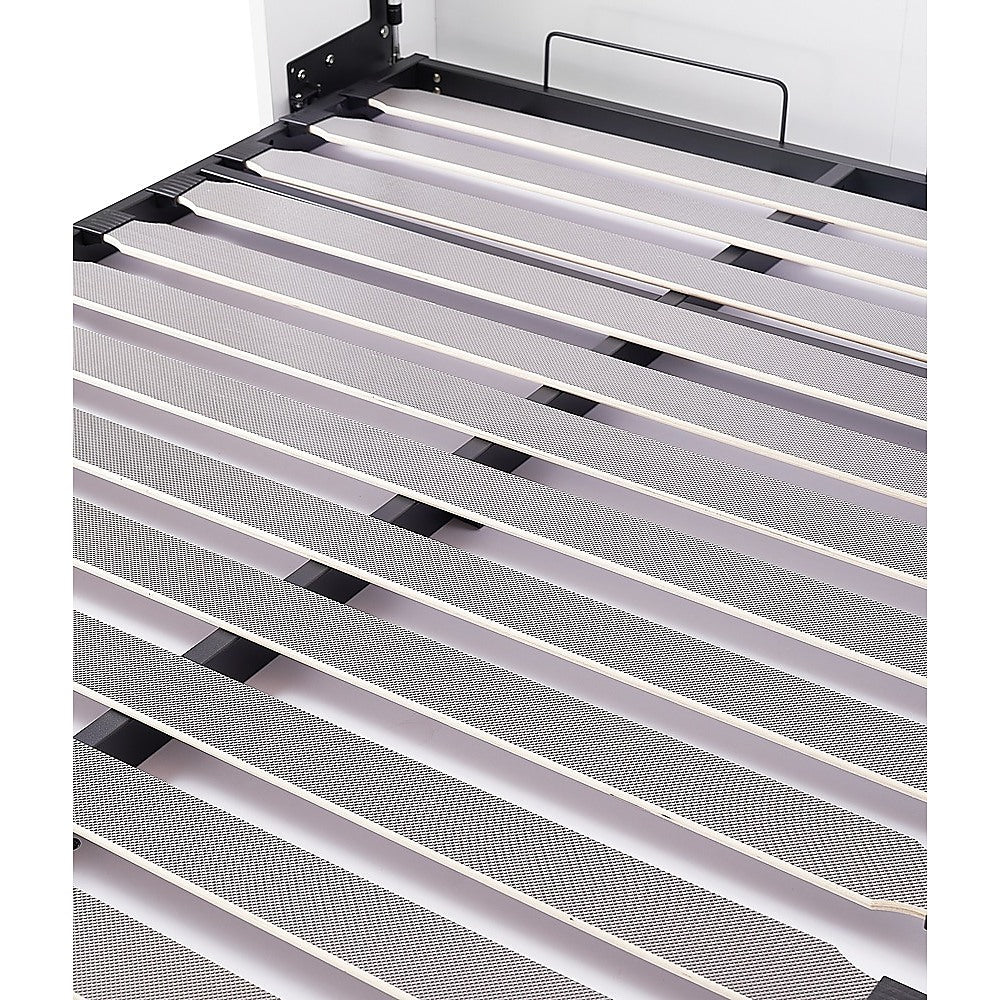 Double DIY Wall Bed Hardware Kit with Gold handle – Frame & Mechanism for Custom Build