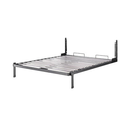 Queen DIY Wall Bed Hardware Kit with Black handle – Frame & Mechanism for Custom Build