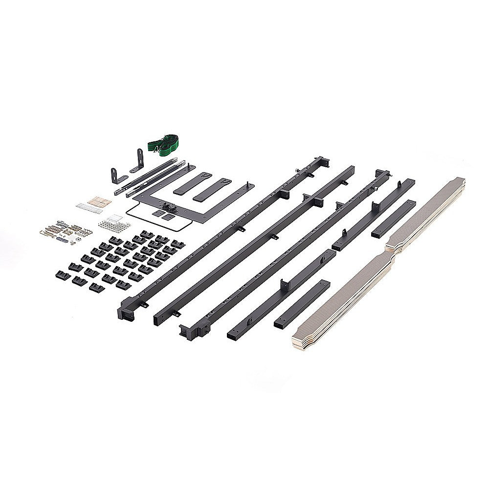 King-single DIY Wall Bed Hardware Kit with Black handle – Frame & Mechanism for Custom Build