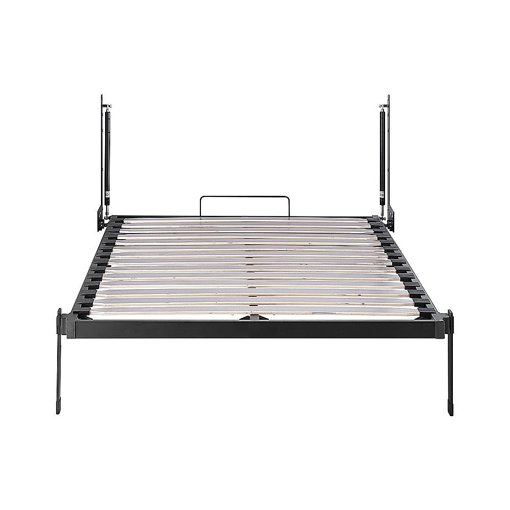 King-single DIY Wall Bed Hardware Kit with Black handle – Frame & Mechanism for Custom Build