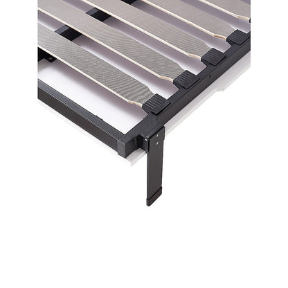 Single Wall Bed in White – Space Saving Murphy Bed Kit with Black Door Handle