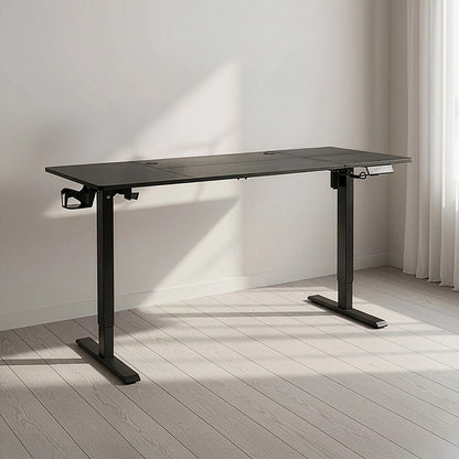 160cm Electric Standing Desk – Height Adjustable Sit Stand Office Table in Black