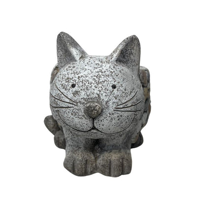 Kitten Planter W  Hole & Plug 29x21cm