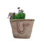 Handbag Planter w Hole + Plug 26cm