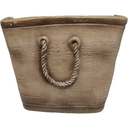 Handbag Planter w Hole + Plug 26cm