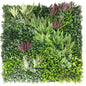 Premium Urban Greenery Artificial Vertical Garden / Fake Green Wall UV Resistant 1m x 1m (Exclusive Model Arriving Mid Sep)