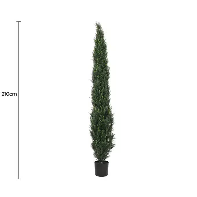 Artificial Cypress Pine Tree UV Resistant 2.1M