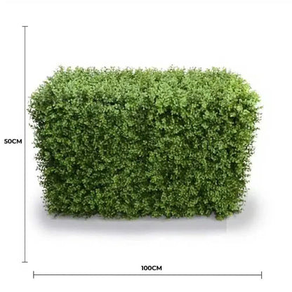 Deluxe Portable Buxus Hedge UV Resistant 100cm Long x 50cm High