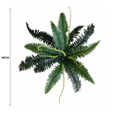 Artificial Dark Green Boston Fern 60cm