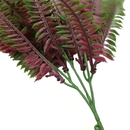 Artificial Royal Purple Fern Stem UV Resistant 33cm