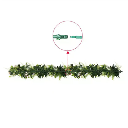 Artificial Extendable Hanging Flowering Cedar Vine UV Resistant 55cm