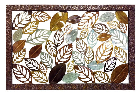 Xlarge Leaves Metal Wall Art 152x102cm