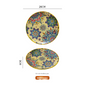 Milo Sunshine 10-Inch Bohemian Ceramic Shallow Plate
