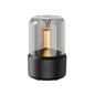 Black Creative Candleligh Aromatherapy Diffuser USB Desktop Ambient Candle Lamp Humidifier