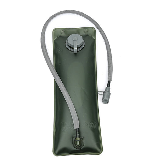 Outdoor Grey 2L Hydration Bladder for Running & Cycling - Eco-Friendly PEVA Material Water Reservoir Pack Insert with Bite Valve & 93CM Water Pipe