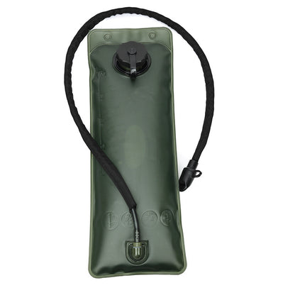 Outdoor Black 2L Hydration Bladder for Running & Cycling - Eco-Friendly PEVA Material Water Reservoir Pack Insert with Bite Valve & 93CM Water Pipe