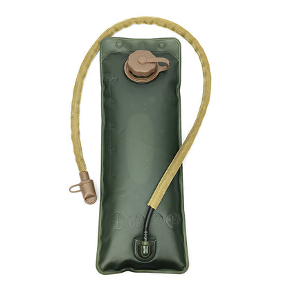 Outdoor Khaki 2.5L Hydration Bladder for Running & Cycling - Eco-Friendly PEVA Material Water Reservoir Pack Insert with Bite Valve & 93CM Water Pipe