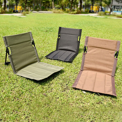 Green Portable Folding Beach Lounger Chair with 600D Oxford Fabric and Aluminum Frame – Lightweight Outdoor Garden Camping Chair in Australia
