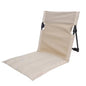 White Portable Folding Beach Lounger Chair with 600D Oxford Fabric and Aluminum Frame – Lightweight Outdoor Garden Camping Chair in Australia