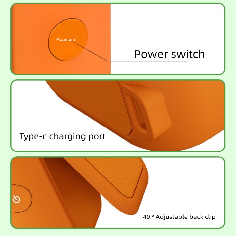 Pink Portable Handheld Fan 350 Degree Rotation Foldable Neck Hanging Waist Fan with Magnetic Base LED Display 5 Speed Personal Fan