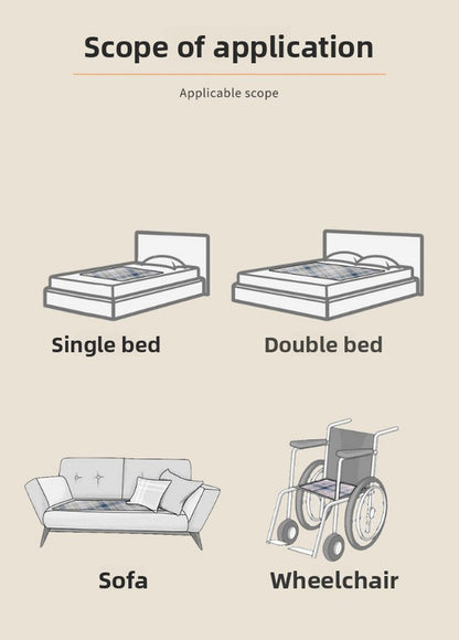 Washable Incontinence Bed Pad 115x200cm Reusable Waterproof Mattress Protector with Non-Slip Backing 4-Layer Absorbent Underpad for Elderly and Adults Dark Brown