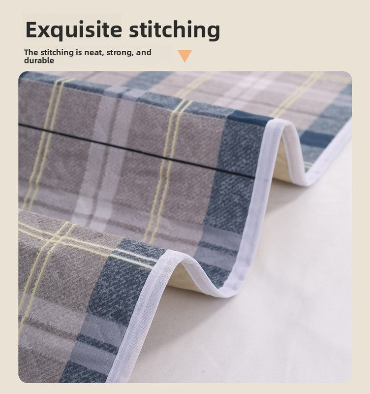 Washable Incontinence Bed Pad 180x200cm Reusable Waterproof Mattress Protector with Non-Slip Backing 4-Layer Absorbent Underpad for Elderly and Adults Medium blue