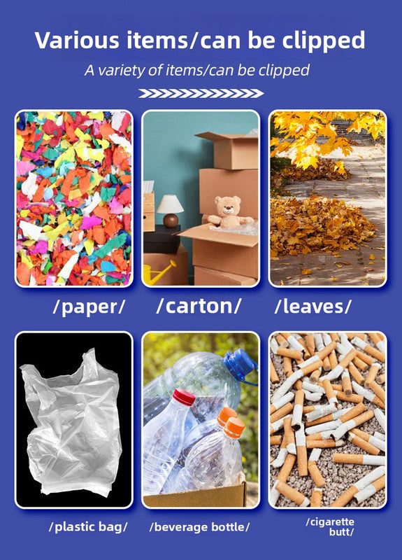 Orange and Black Handle Foldable Grabber Reacher Tool - 83cm Aluminium Litter Picker with Magnetic Tip - Lightweight Mobility Aid for Garden & Home Rubbish Cleanup