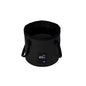 20L Black Outdoor PVC Folding Water Bucket - Portable Fishing Barrel, Camping Water Storage, Car Washing Bag
