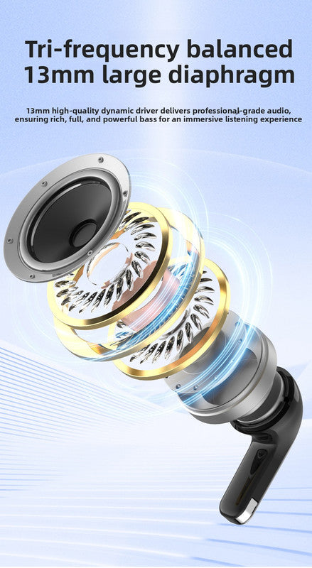 K06 True Wireless Stereo Earbuds (Pink) - Digital Display, Long Battery Life, High-Fidelity Sound, and Low Latency with IPX4 Water Resistance