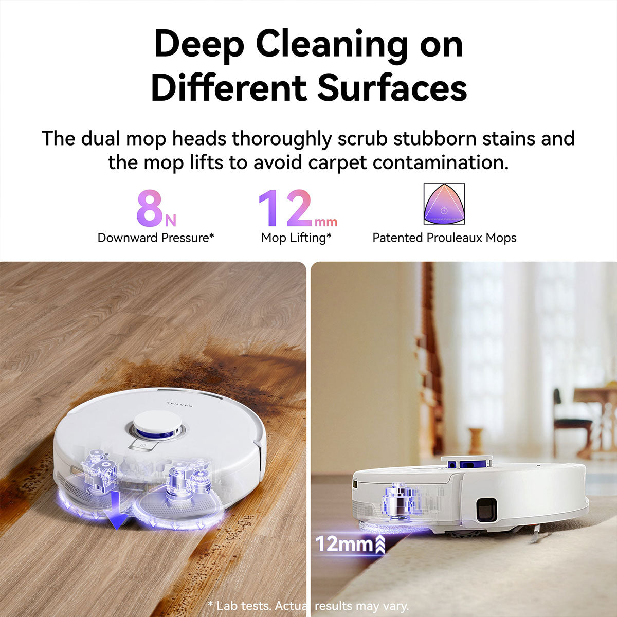 Narwal Freo Z10 Robotic Vacuum and Mop Cleaner - Covers Every Angle Without Any Tangles