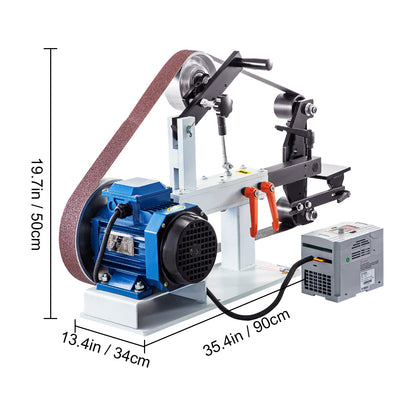 Vevor Belt Grinder Sander 2" x 82" Complete Chassis with 2HP Motor & VFD Combo