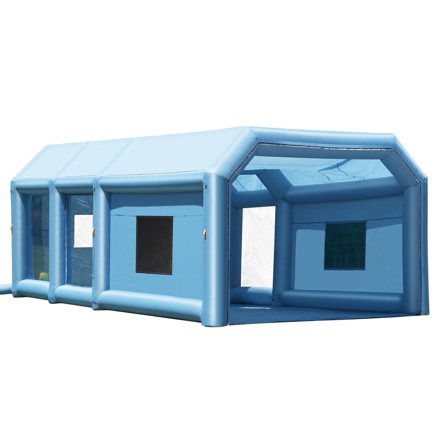 VEVOR Inflatable Paint Booth 23x13.1x9ft Inflatable Spray Booth 750W+480W Blower