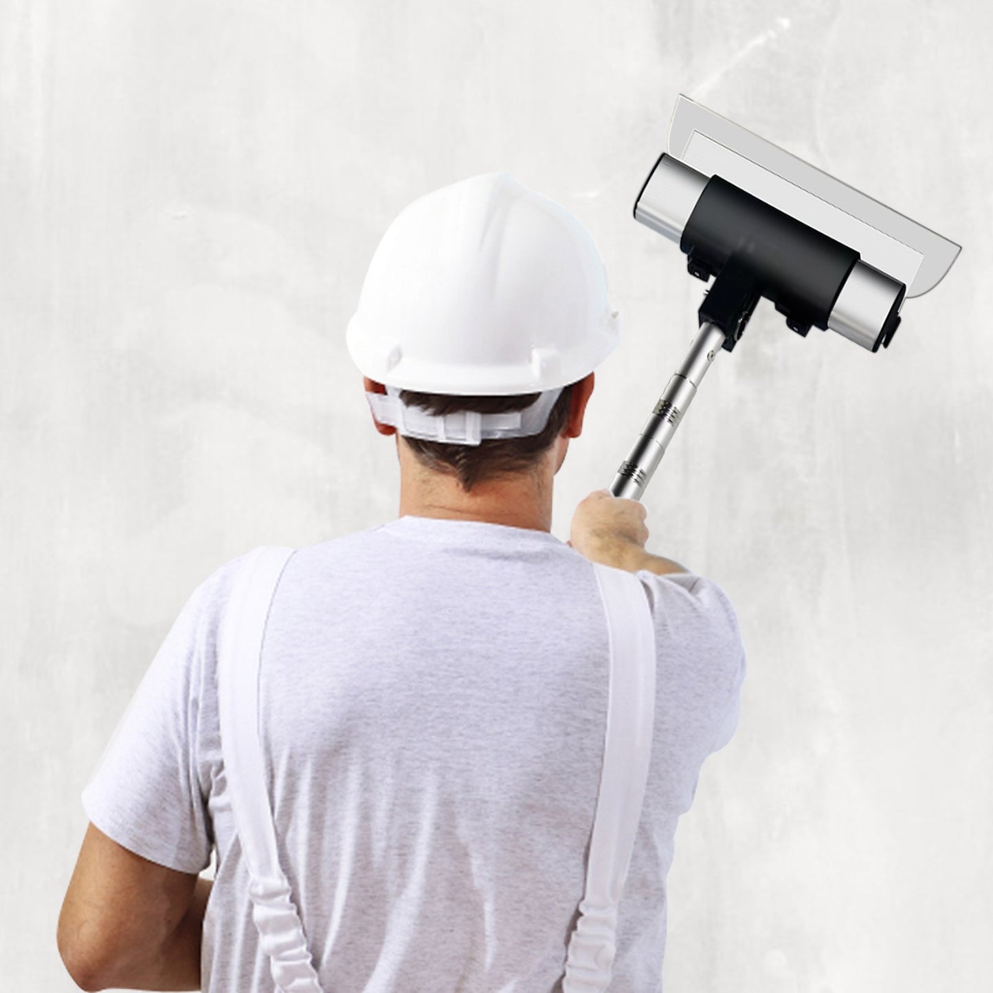 VEVOR Skimming Blade Set,10"+16"+24" Blades + 35"-78" Extension Handle，European Stainless Steel Construction Knife, Aluminum Blade Profile Smoothing Knockdown Spatula for Gyprock/Drywall/Wall-Boa