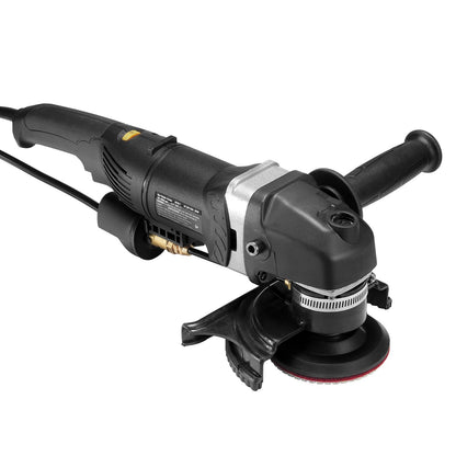 VEVOR Wet Stone Polisher 4-Inch 800W Electric Concrete Polisher 6 Speed 7 Pads