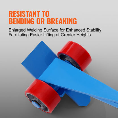 VEVOR Pallet Buster, 152.4 cm Handle, 4 ton Weight Capacity, Q235 Carbon Steel, Heavy Duty Deck Wrecker Demolition Wood Pallet Tool Breaker Pry Bar Puller for Efficient and Effortless Board Removal