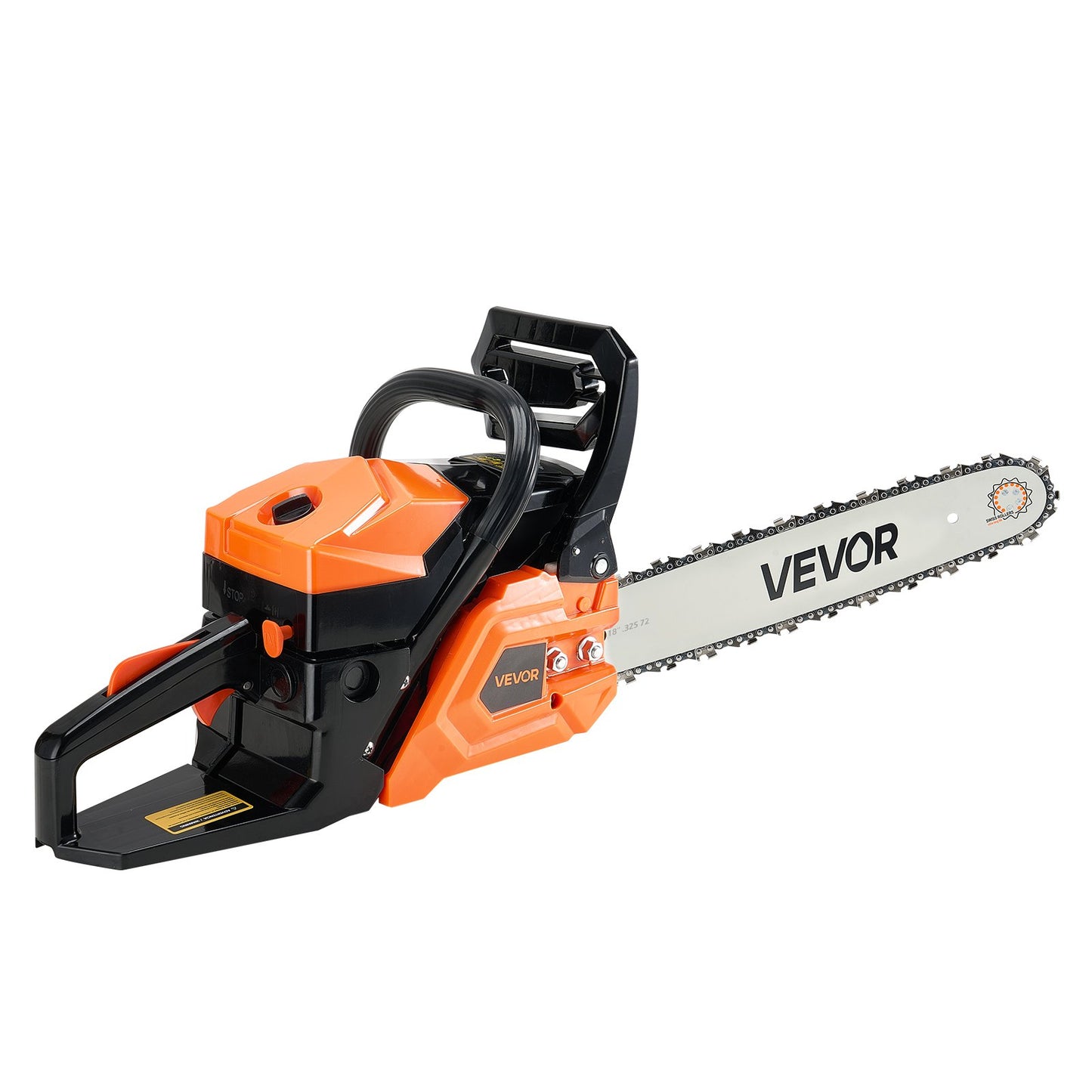VEVOR 52cc Gas Chainsaw 1.8 kW Gas Powered 455 mm Chainsaw For Wood Cutting
