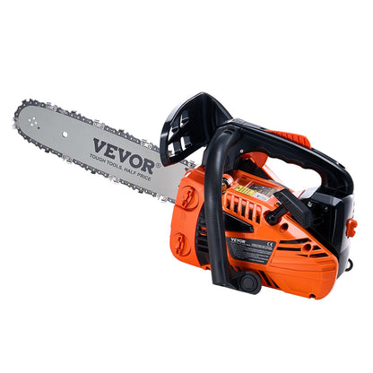 VEVOR 25.4CC 304.8mm Gasoline Chainsaw Powered Wood Cutting Engine Gas Chain Saw