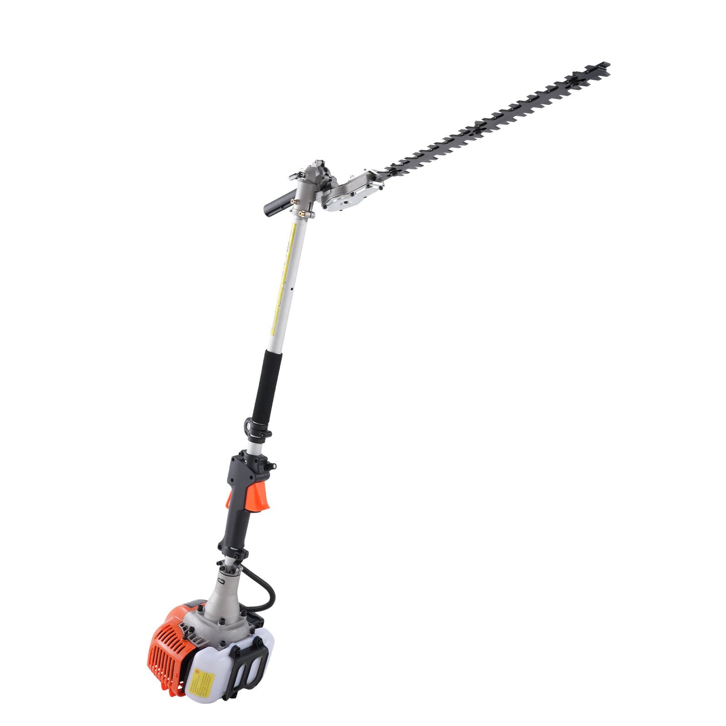 VEVOR 15.7-inch 26CC 2 Cycle Gas Hedge Trimmer, Gas Powered Pole Hedge Trimmer with Dual Sided Dual Action Blade, Adjustable Trimmer Head, Suitable for Trimming Shrubs, Bushes