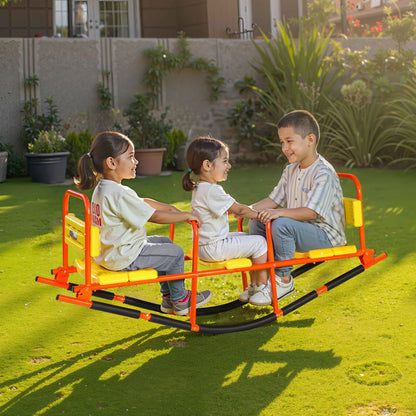 VEVOR Kids Seesaw 90 kg Capacity Metal Rocking Teeter Totter with Handles