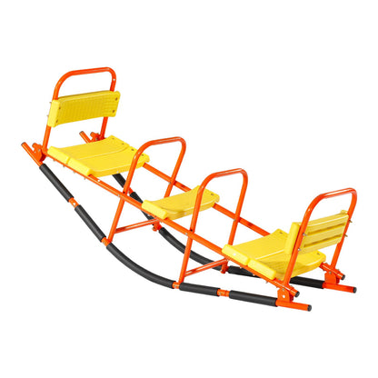VEVOR Kids Seesaw 90 kg Capacity Metal Rocking Teeter Totter with Handles