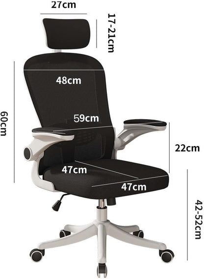 Office Chair Swivel Ergonomic Office Chair With Back Support - Black